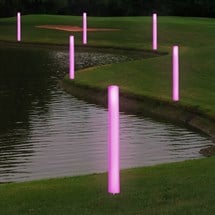 LED XL Pink Foam Yardage Marker