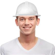 White Construction Hats