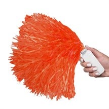 Orange Pom Poms