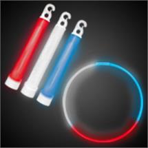 Red, White & Blue Glow Sticks, Necklaces & More Image