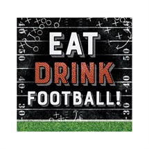 Eat Drink Football! Beverage Napkins