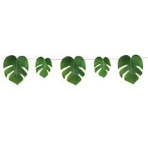 Tropical Palm Leaf Pennant Banner