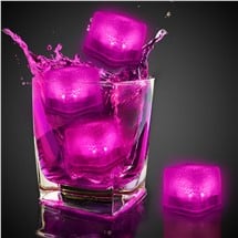 LED Pink Ice Cubes