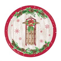 Vintage Christmas 7" Plates