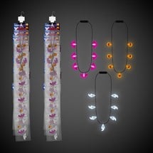 LED Halloween Necklaces Retail Display