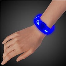 Blue LED Bangle Bracelet