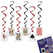 Playing Card Whirl Decorations