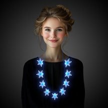 LED Snowflake Necklace