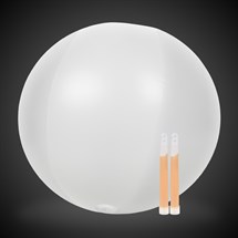 Glow White 24" Beach Ball