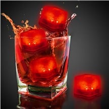 Red LED Ice Cubes