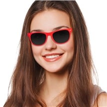 Red Retro Sunglasses