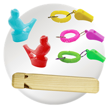 Bulk Novelty Whistles Image