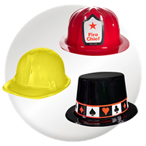 Plastic Party Hats Image