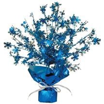 Blue Snowflake 15" Centerpiece