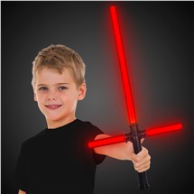 LED Red Detachable Tri-Saber Sword with Sound