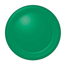 Green 7" Paper Plates