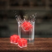 Red LED Ice Cubes