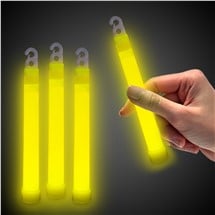 Yellow 6" Premium Glow Sticks
