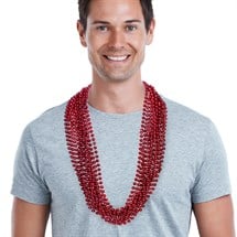 Red Bead 33" Necklaces