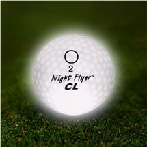 Night Flyer LED White Constant-On Golf Ball