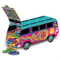 60's Hippie Bus 9 3/4" Centerpiece
