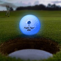 Night Flyer LED Blue Constant-On Golf Ball