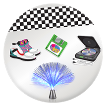'90s Theme Party Supplies Image