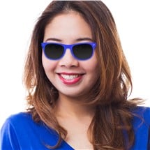 Blue Retro Sunglasses