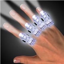 White LED Finger Rings
