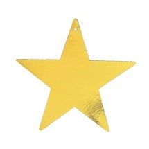 Gold Star Foil Cutout