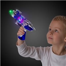 LED Space Flash Blaster Gun