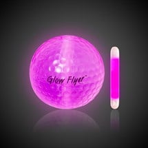 Pink Glow Stick For Glow Flyer Golf Ball