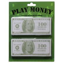$100 Bills Play Money
