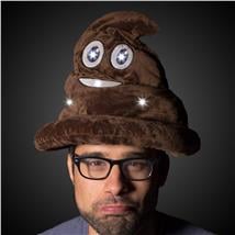 LED Poop Emojicon Hat