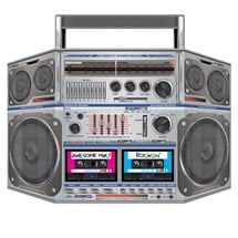 Boom Box Stand Up Prop