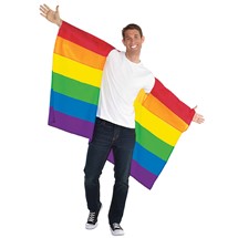 Rainbow Pride Fabric Body Flag