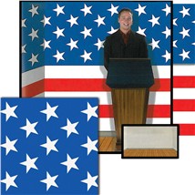 Patriotic Stars Room Roll