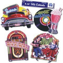50's Rock 'n Roll Cutouts