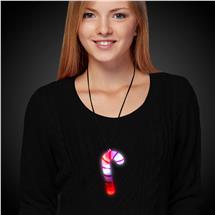 LED Candy Cane Necklace