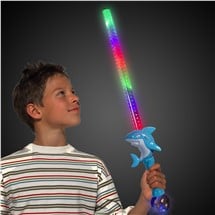 LED Shark Sword with Prism Ball