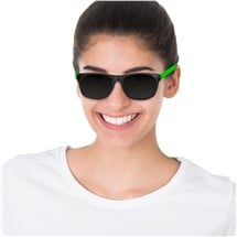 Neon Green Retro Sunglasses