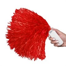 Red Pom Poms