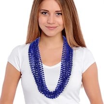 Blue Bead 33" Necklaces