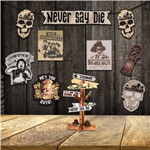 20 Pieces Pirate Party Supplies Skull Sign Theme Party Decorations