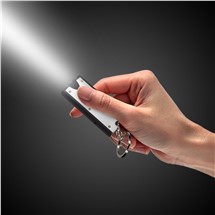LED Silver Keychain