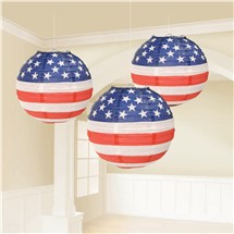 NICROLANDEE Patriotic Decorations - 8 Rolls Red White Blue Crepe