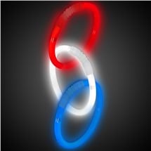 Red, White, and Blue Glow Bracelets