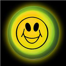 Smiley Face 3" Glow Badge