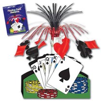 Playing Card 13" Centerpiece