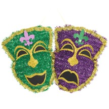 VictoryStore Jumbo Mardi Gras Yard Decoration Set, Masquerade Party Outdoor  Decorations, 10 Piece Set, 20053